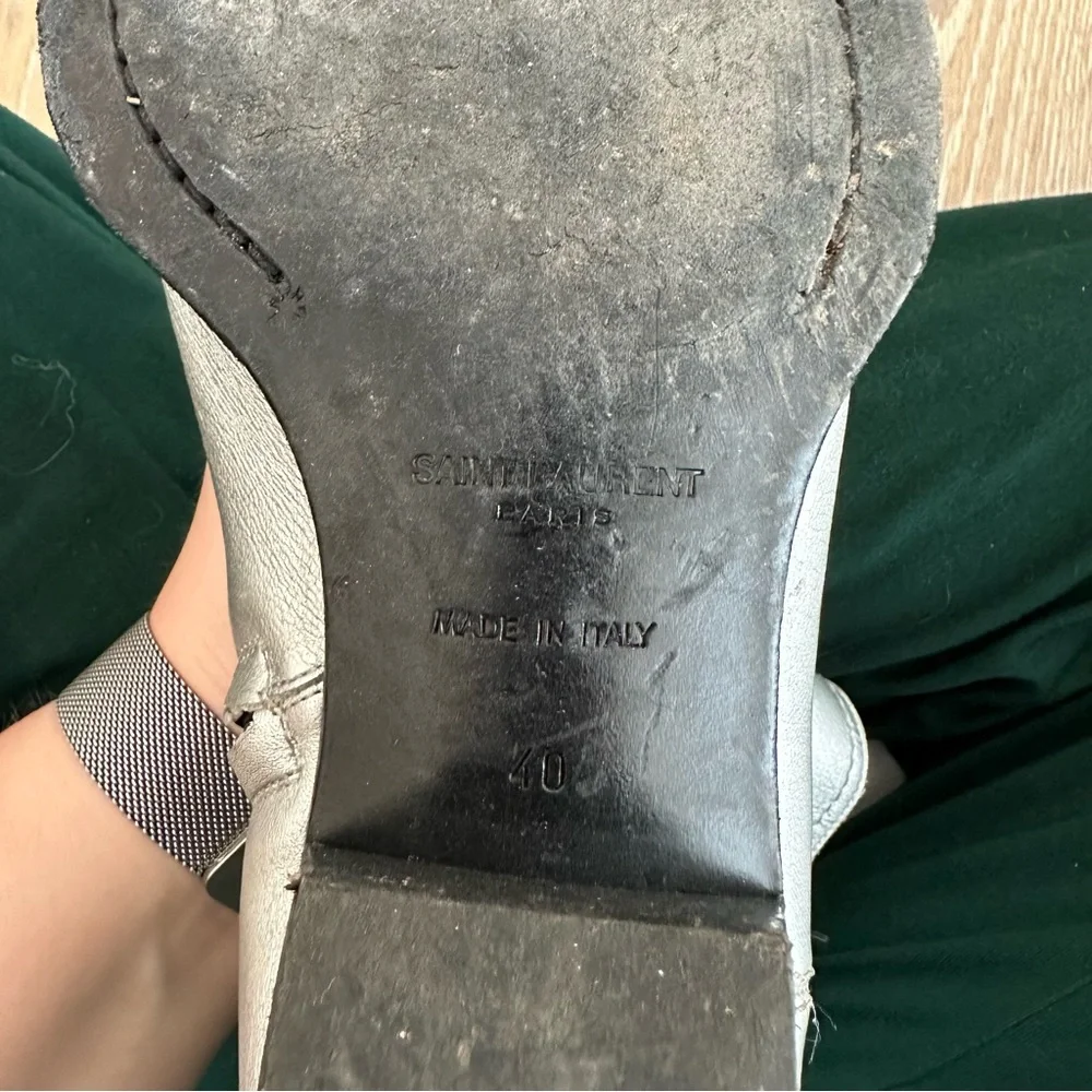 Saint Laurent Silver Western Boot - Picture 4 of 5